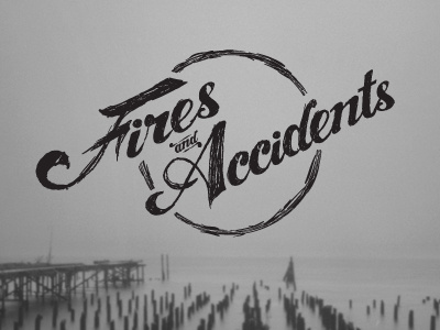 Fires and Accidents logo album cover logo typography