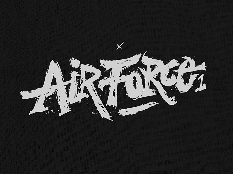 Nike air store force 1 logo