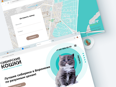 Landing Page - Siberian Cattery - Web Design