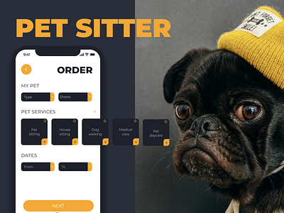 Mobile App - Pet Sitter - Mobile App Design - Part 1