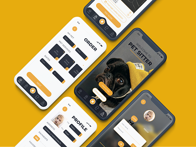 Mobile App - Pet Sitter - Mobile App Design - Part 3 by Yulia Belyaeva ...