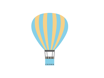 Hot air balloon Logo - Day 2 adobe illustrator day2logochallenge design designing illustration illustrator logo logo design ui