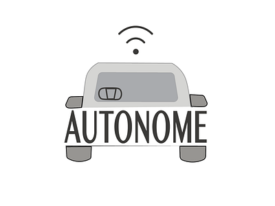 Driverless car logo - Day 5 adobe illustrator animation branding design designing illustration illustrator logo logo design ui