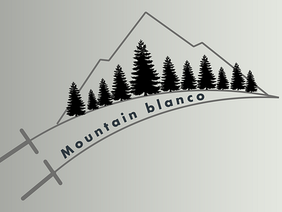 Ski Mountain Logo - Day 8