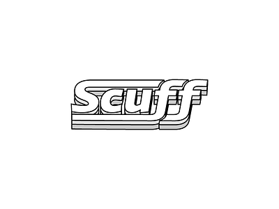 Scuff it awesome cool logo typeface