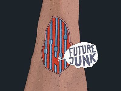 Future Junk Art Print future junk terminator