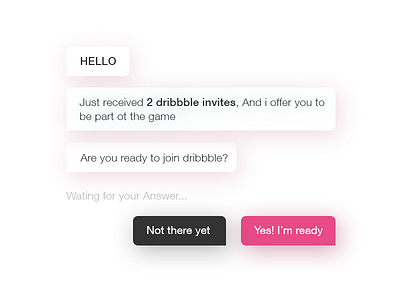 2 Dribbble Invitations bot chat dribbble invitations