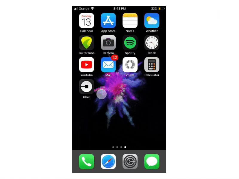 Let's make 3D Touch cool again 😎 sketch flinto iphone mockup 3d touch redesign uber motion design ui ux