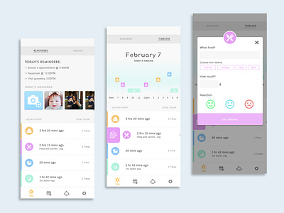 Kodomo app app design baby baby app kodomo mobile product design sketch ui ui design uxui