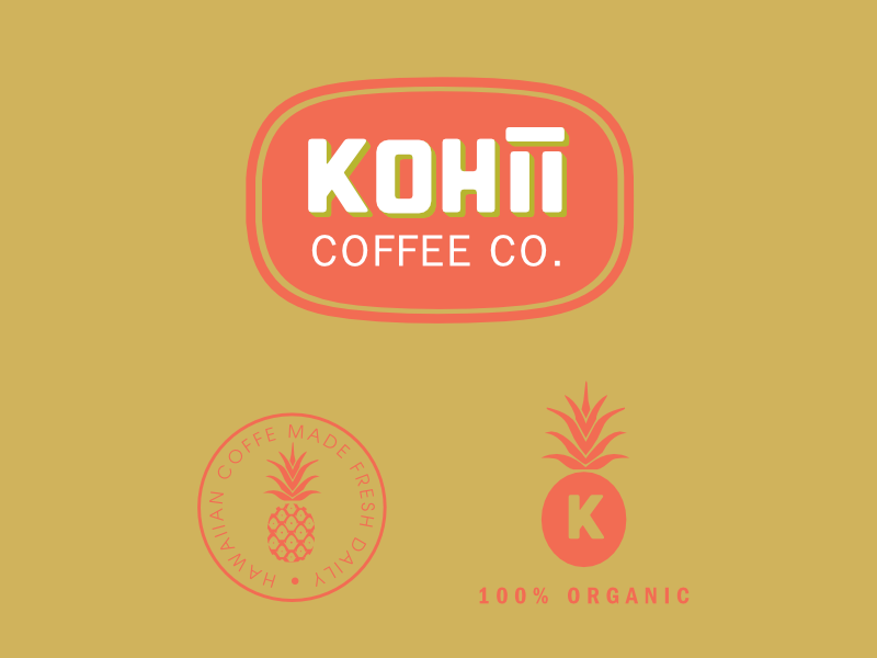 Kohii Coffee Concept #1 coffee shop branding logo coffee