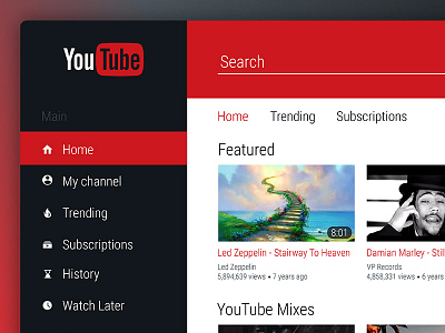 YouTube Redesign