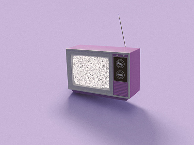 Vintage TV c4d design vintage tv