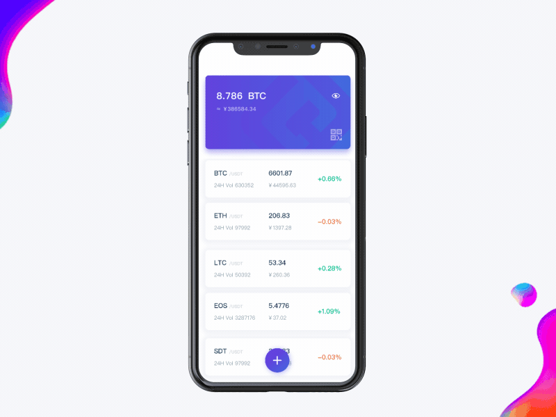 Btc wallet ui 设计