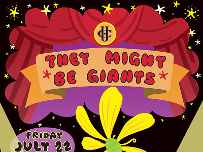 They Might Be Giants concert poster illustration music poster poster art poster design rock and roll rock poster they might be giants tmbg vector