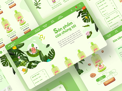 Products page | Website Purité Baby branding design discovery footer forest header illustration ingredients interface liquid natural product product page sidebar tittle ui ux vector web design website