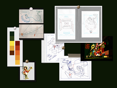 Moodboard | KV TECHNICAL ANALYSIS OF FILMMAKING KUBO art direction collage color board content design film font graphic design guideline key visual layout message mooboard movie palette poster style technical analysis text typo