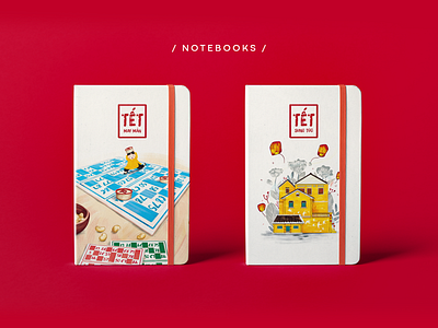 LUCKY MONEY | Vietnam’s Lunar New Year art direction character color design graphic design happy illustration lucky money lunar new year material mockup new year notebooks printing red snack style traditional typo yellow