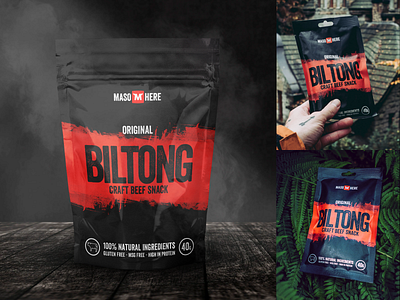 Biltong doypack design