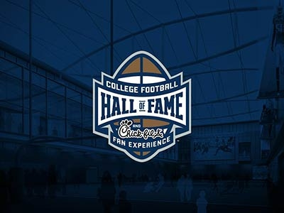 College Football Hall of Fame atlanta chick fil a college football hall of fame sports logo