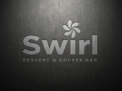 Swirl branding identity logo restaurant