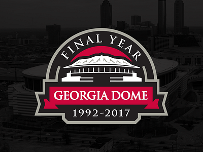 Georgia Dome Final Year atlanta georgia dome sports logo