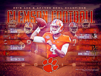 2016 Clemson Football Wallpaper clemson football photoshop wallpaper