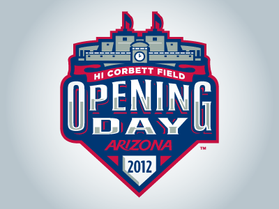 Opening Day 2 arizona baseball college sports logos