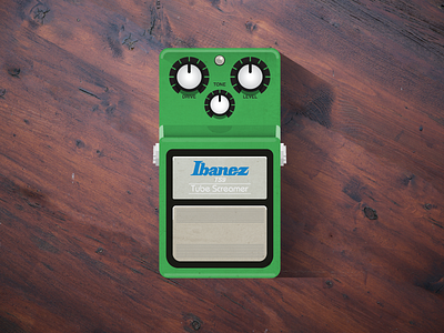 Tubescreamer effects pedal guitar ibanez illustration ts9 tubescreamer