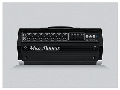 Mesa Boogie Mark III amp amplifier guitar illustration mesa boogie
