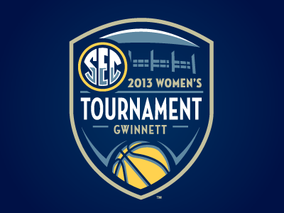 2013 SEC Women's Tournament basketball identity sports logo