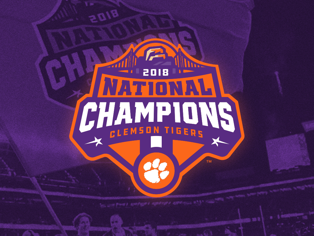 2018 Clemson National Champions by Harley Creative on Dribbble