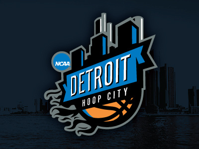 Detroit Hoop City college basketball ncaa sports logo