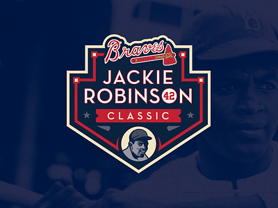 Jackie Robinson Classic atlanta braves baseball jackie robinson sports app sports logo