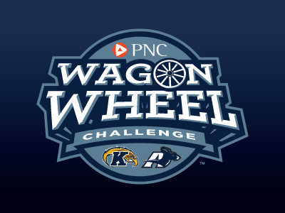 Wagon Wheel Challenge akron college sports kent state logos