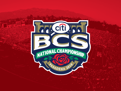 2010 BCS Championship bcs college football sports logo