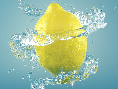 .//Flavored Water//Styleframes//. 3d animation cinema4d. flavour fluids lemon liquid motion render taste water