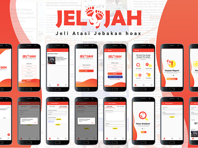 Jelajah - Finalist UX Competition GEMASTIK 2018 figma graphic design mobile apps uiux user experience user interaction user interface