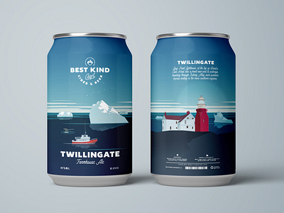 Twillingate Newfoundland Beer Can Design