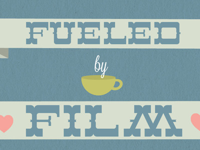 Fueled by Film film graphic ribbon