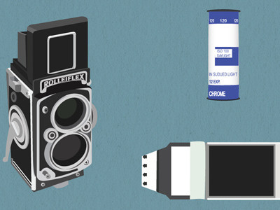 Fueled by Film (again) 120 camera film graphic pack film polaroid roll rolleiflex