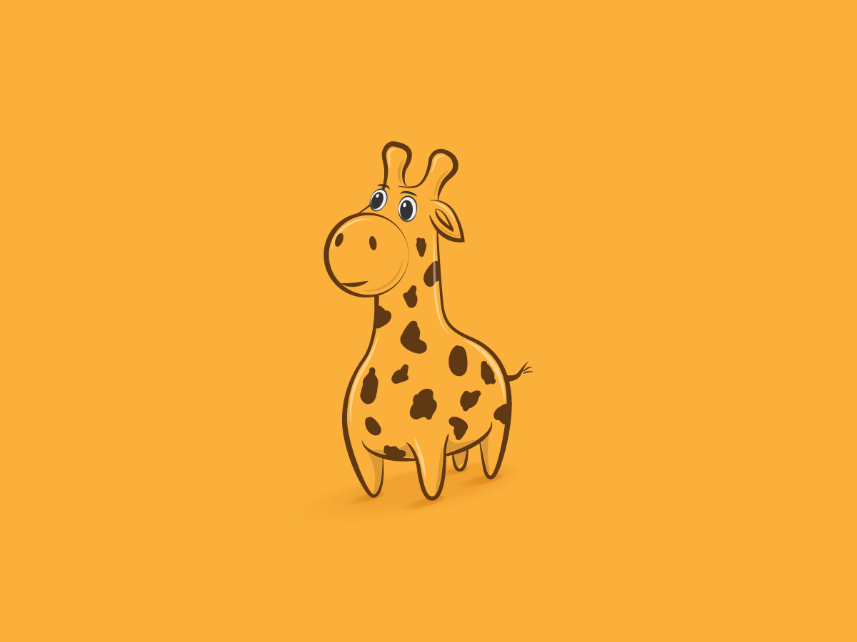 Surprised Giraffe by Shota Gochitashvili on Dribbble