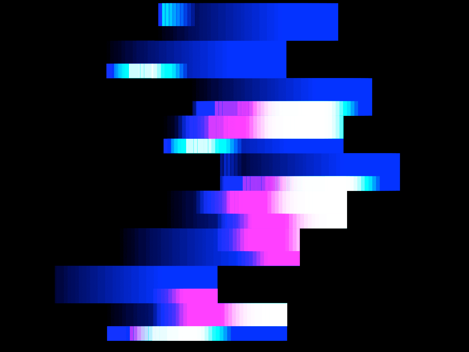 Random Stripes In Motion animation computational art drawbot generative gradient python