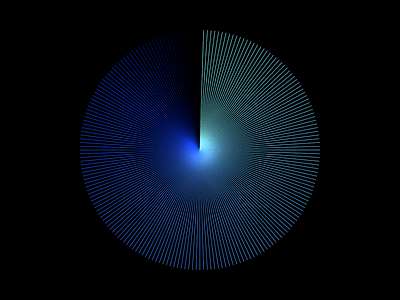Line Circle Blue computational art drawbot python vector