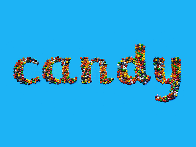 Everyday Typography 8 candy experimental typography