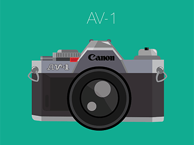 AV-1 av 1 camera canon illustrator marc scherlin