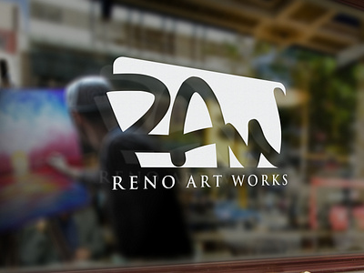 Raw Reno Art Works Logo By Felix Danger On Dribbble