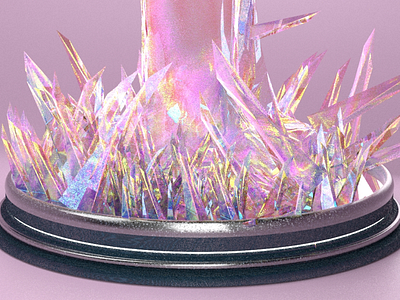 Kristals! 3D 3d cgi light materiales textures vfx