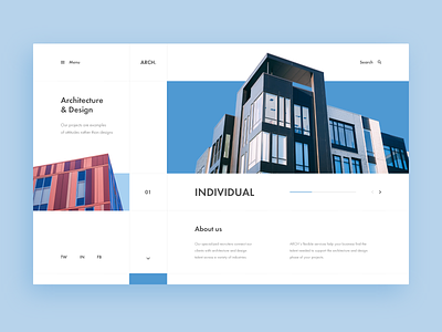 Architecture & Design Agency Web-site concept