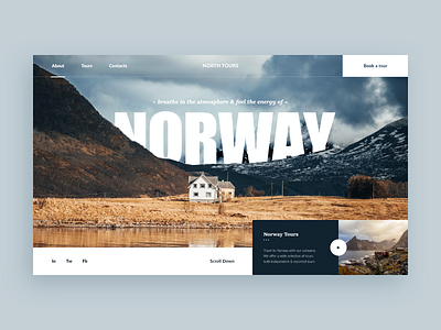 Norway Tours Web-site concept