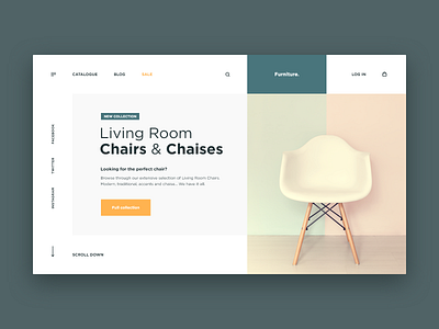 Furniture Store Web site Concept